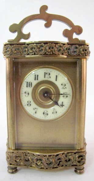 Ornate 8 Day French Carriage Clock — Antique Clocks Price Guide
