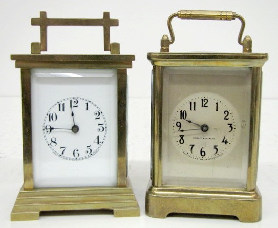 2 Waterbury 8 Day Carriage Clocks — Antique Clocks Price Guide