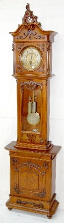 Ornate German Schlenker-Kienzel Floor Regulator — Antique Clocks Price Guide