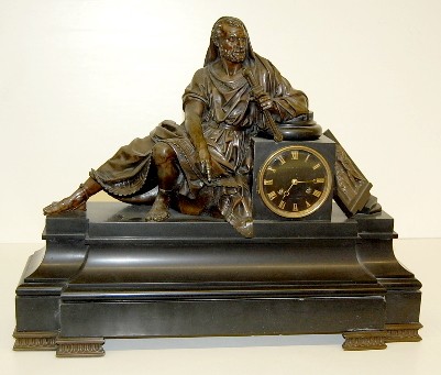 LeRoy French "St. Paul" Statue Clock — Antique Clocks Price Guide