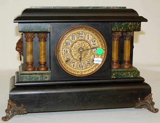 Seth Thomas Adamantine 4-Column Mantle Clock — Antique Clocks Price Guide