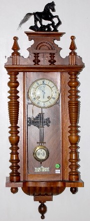 Gustav Becker Horse Top RA Clock — Antique Clocks Price Guide