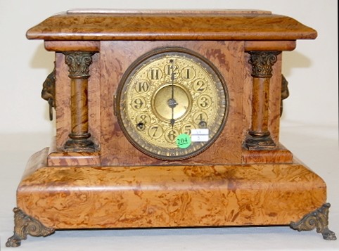 Seth Thomas Adamantine Fancy Mantle Clock — Antique Clocks Price Guide