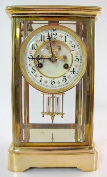 Waterbury 8 Day Crystal Regulator Clock — Antique Clocks Price Guide