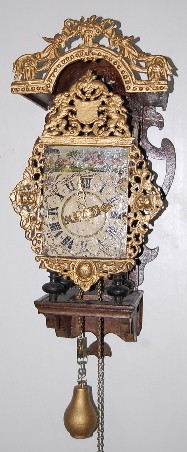 Early Dutch Hanging Stoell Clock — Antique Clocks Price Guide