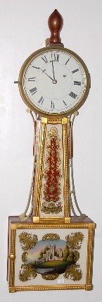 Weight Driven Willard Type Banjo Clock — Antique Clocks Price Guide