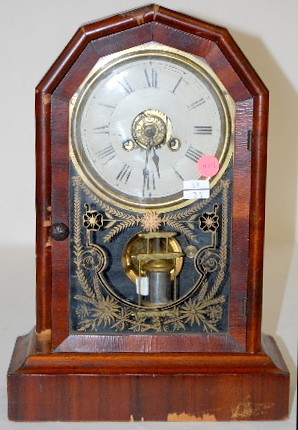 Jerome and Co. Rosewood Clock w/ Alarm — Antique Clocks Price Guide