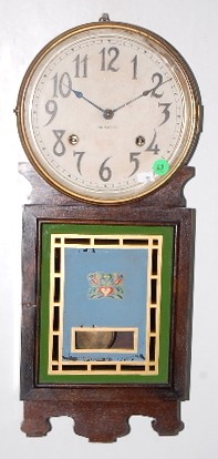 Ingraham Art Deco Time and Strike Wall Clock — Antique Clocks Price Guide