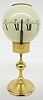 Swiss Imhof Annular Dial Desk Clock