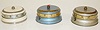 Group of 3 Metal Tape Measure Clocks