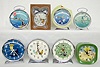 8 Chinese Animated Alarm Clocks w/Animals