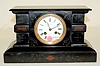 Signed French Marble Mantle Clock