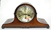 Fancy Oak Dual Chiming Mantle Clock