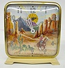 Ingraham Animated Cowboy and Horse Alarm Clock