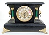 Sessions Fancy Dial T and S Black Mantle Clock