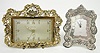 2 Ornate Framed Keywind Alarm Clocks