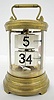 Brass Plato Clock Dated 1903