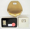 Group of 3 Vintage Metal Clock/Compacts
