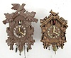 2 Lux Bird Cuckoo Pendulette Clocks