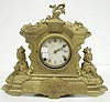 1859 N. Mueller Metal Case Mantle Clock