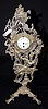 Silver Plated "Old Father Time" Novelty Clock
