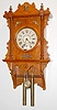 Oak Waterbury Study Weight Driven Wall Clock