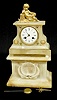 2 pc. French Marble Cherub Clock