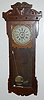 New Haven Oak Wall Calendar Clock