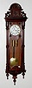 2 Wt. Floral Carved Vienna Regulator Clock