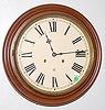 Waterbury 16" Time and Strike Gallery Clock