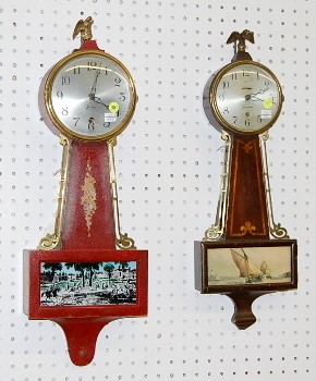 2 Sessions T.O. Banjo Clocks — Antique Clocks Price Guide
