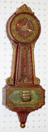 Miller Craftwood Colonial Banjo Clock — Antique Clocks Price Guide