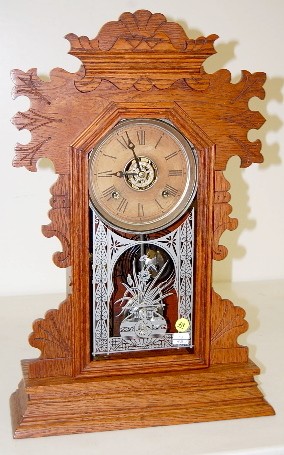 Ansonia Oak "Fenwick" Mantle Clock — Antique Clocks Price Guide