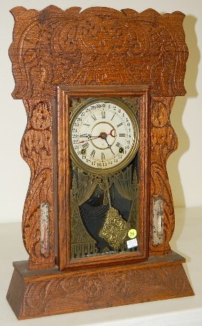 Gilbert Oak Calendar No.3208 Clock — Antique Clocks Price Guide