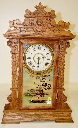 Seth Thomas Oak "Capitol No. 2" Mantle Clock — Antique Clocks Price Guide