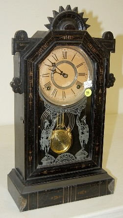 Gilbert Ebonized "Jet" Mantle Clock — Antique Clocks Price Guide