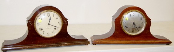 2 Sessions Tambour Mantle Clocks — Antique Clocks Price Guide