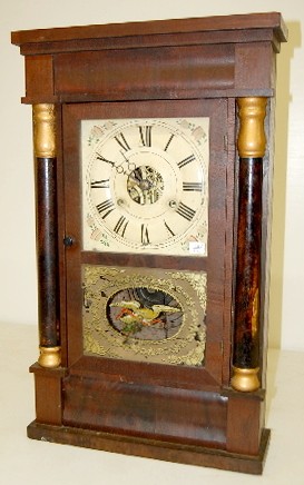Seth Thomas Mahogany Half Splat Shelf Clock — Antique Clocks Price Guide
