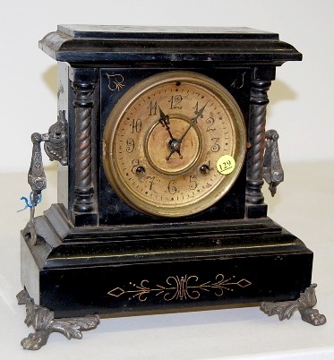 Iron Case "New Haven Mona Type" Mantle Clock — Antique Clocks Price Guide