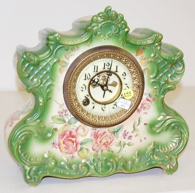 Ansonia Dresden Extra Porcelain Clock — Antique Clocks Price Guide