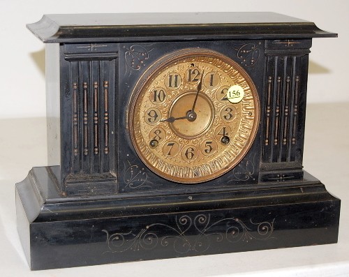 Seth Thomas Iron Case Mantle Clock — Antique Clocks Price Guide