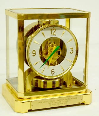 Le Coultre Presentation Atmos Clock — Antique Clocks Price Guide