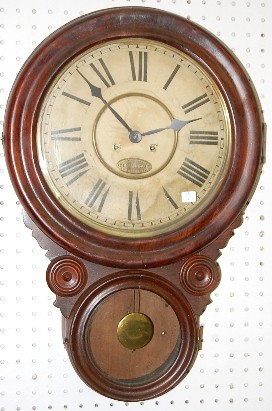 Sessions Ionic Mahogany Antique Clock — Antique Clocks Price Guide