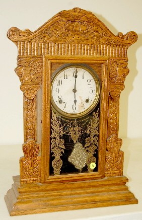 Gilbert Oak "Jewel No. 11" Mantle Clock — Antique Clocks Price Guide