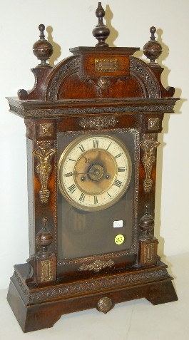 Junghans Metal Mounted Shelf Alarm Clock — Antique Clocks Price Guide