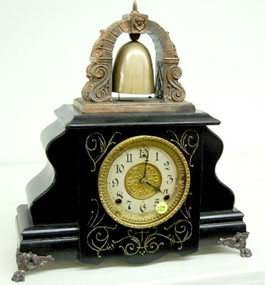Gilbert Bell Top Mantle Clock — Antique Clocks Price Guide