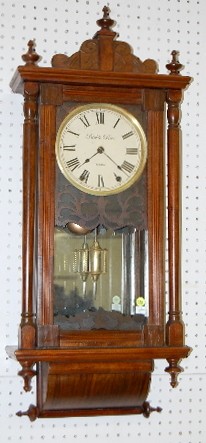 Jerome Antique Wall Clock, Birkle Bros. London — Antique Clocks Price Guide