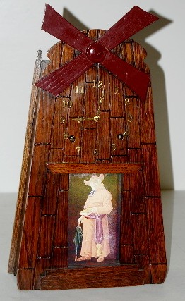 Gilbert "Windmill 00" Mission Oak Clock — Antique Clocks Price Guide