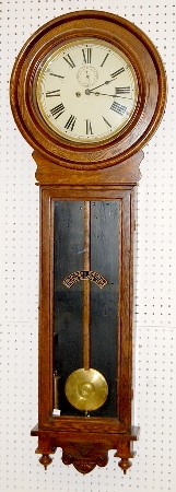 Waterbury No. 81 2 Wt. Regulator Clock — Antique Clocks Price Guide