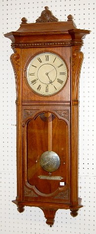 Walnut Seth Thomas "Marcy" Wall Clock — Antique Clocks Price Guide